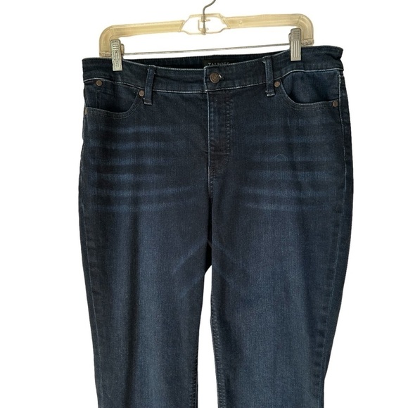 Talbots Flawless Five-Pocket Blue Denim Jeans, Slim Ankle, 12P - Picture 2 of 10